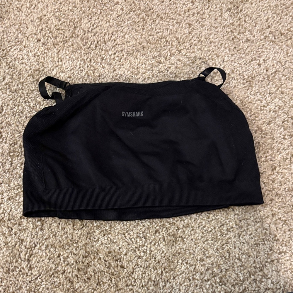 Gymshark Midnight Black Activewear Top